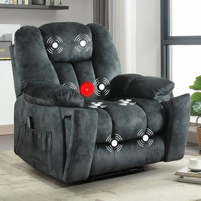 Recliner Chair and 3 Seat Couch Set