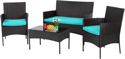 4 Pieces Patio Furniture Set