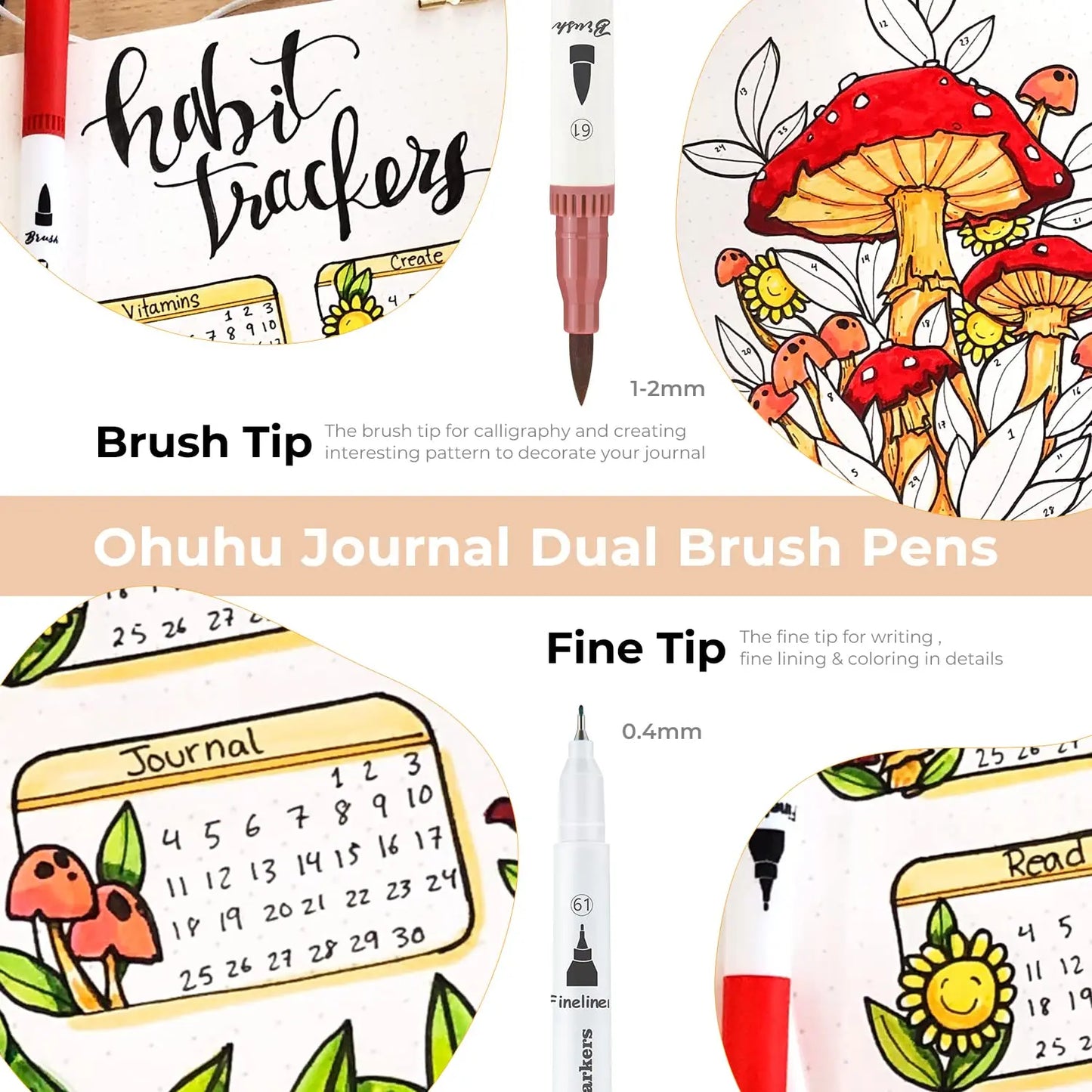 Ohuhu Art Markers Set