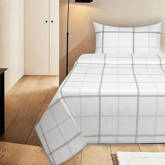 100% Cotton 3 Piece, Printed Flannel Bed Sheet Set