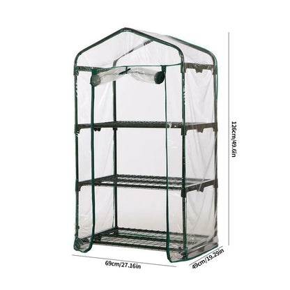 Transparent  Garden Warmer Cover PVC Flower and Plant Insulated Warming Shed Greenhouse Warming Sunroom  Rainproof Cover