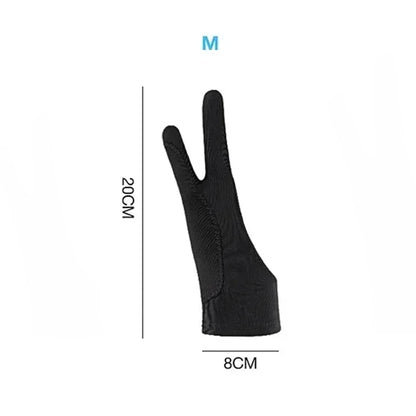 S/M/L Two-Finger Drawing Gloves