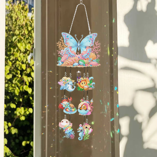 Wind Chime Diamond Art Hanging Pendant