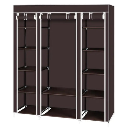 Clothes Closet Double Rod Wardrobe