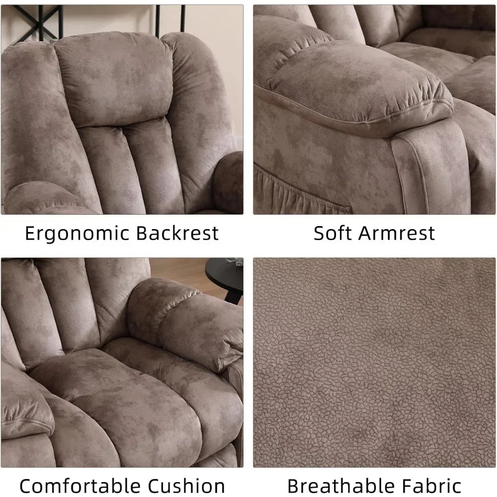 Recliner Chair and 3 Seat Couch Set