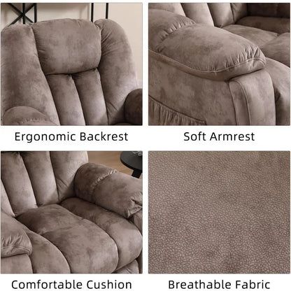 Recliner Chair and 3 Seat Couch Set