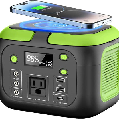 200W Portable Power Station 155Wh Solar Generator