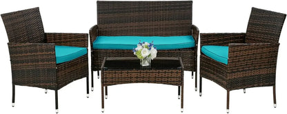 4 Pieces Patio Furniture Set