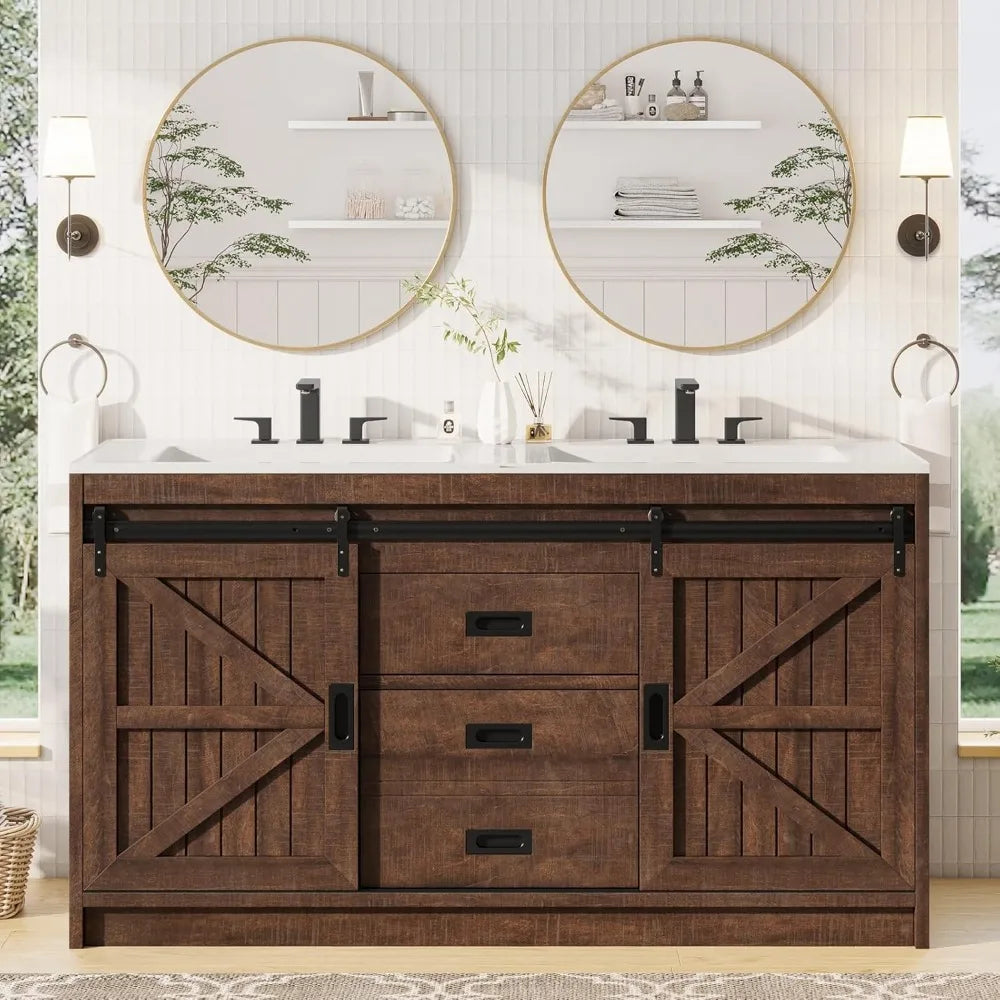 61"Double Vanity with Sink