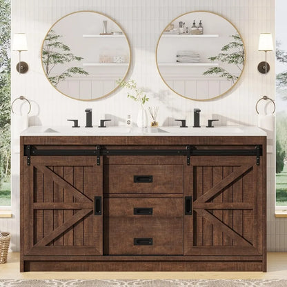 61"Double Vanity with Sink