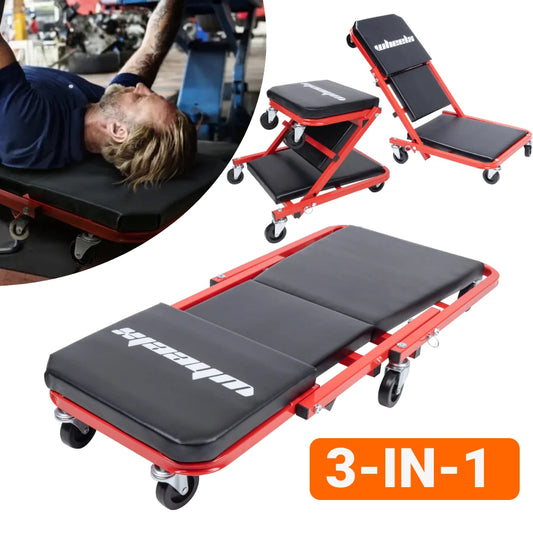 3-in-1 Rolling Mechanic Creeper Z Seat